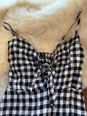 August Dress in Black Gingham
RAILS